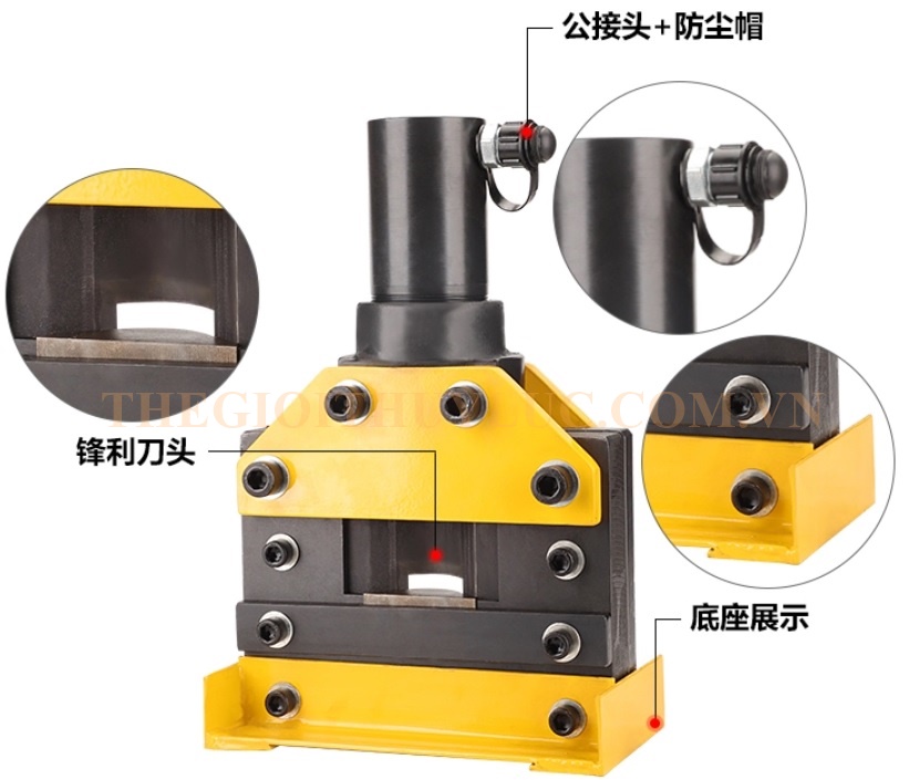 Đầu cắt thép góc thủy lực