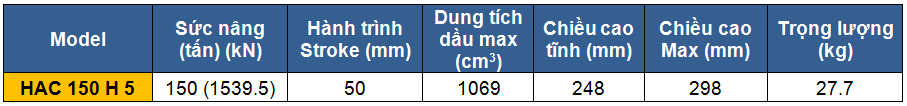 kich 2 chieu bang nhom 150 tan 50 mm, kich 2 chieu, kich nhom