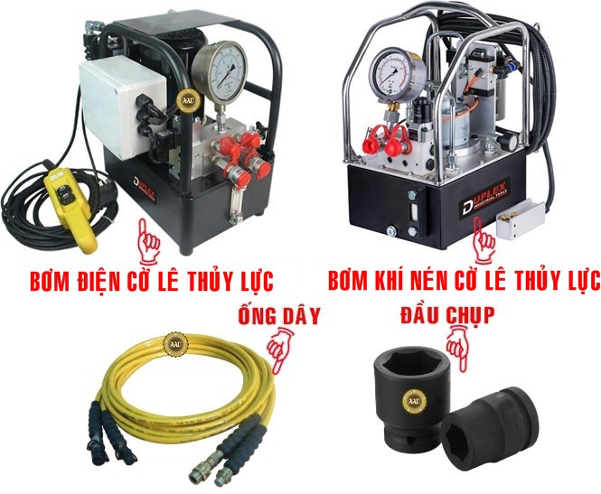 Co le thuy luc, co le thuy luc dang chup 433 - 4332 N.m, Hydraulic Torque Wrench, http://thegioithuyluc.com.vn