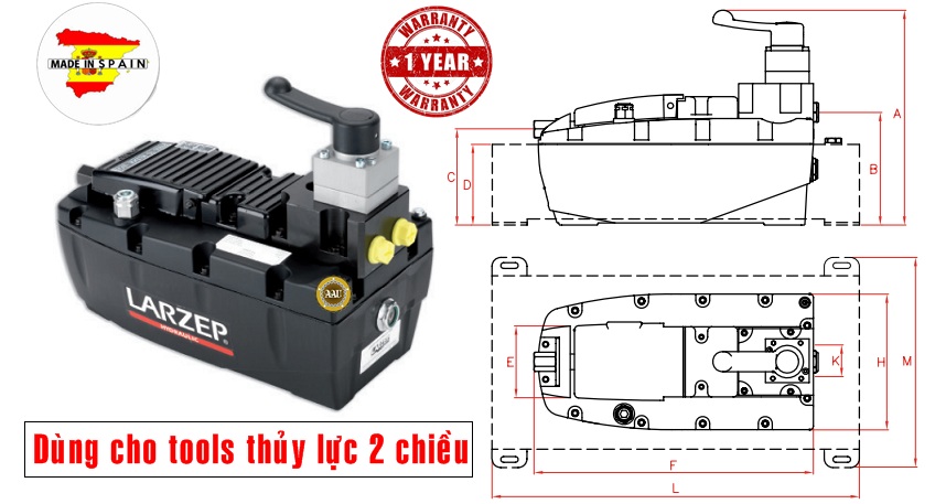 Air hydraulic pumps, z29107, bom khi nen thuy luc, larzep/spain, bom tay thuy luc, bom dien thuy luc, kich thuy luc 1 chieu, kich thuy luc 2 chieu,