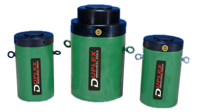 single acting lock nut cylinders, cll-506, hydraulic cylinder, hydraulic jack, duplex/shanghai, kich thuy luc 1 chieu, bom tay thuy luc, bom dien thuy luc, 