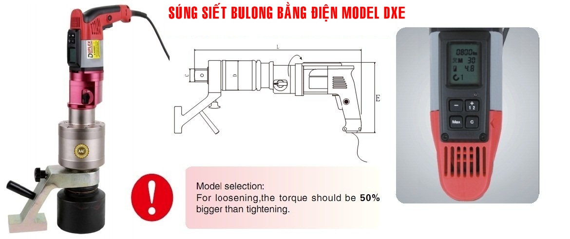 Sung siet bulong bang dien DXE-08V